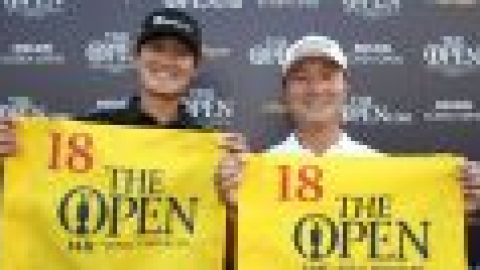Korean pair qualify for Open