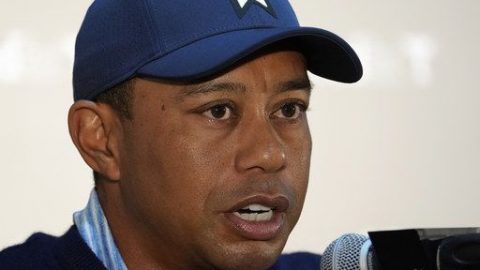 Woods returning after fifth surgical procedure on left knee