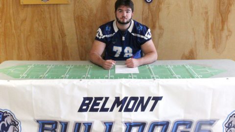 Belmont Bulldog lineman wraps up scholarship