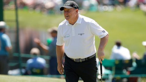Not done yet: Ian Woosnam soaking up yet another Masters start