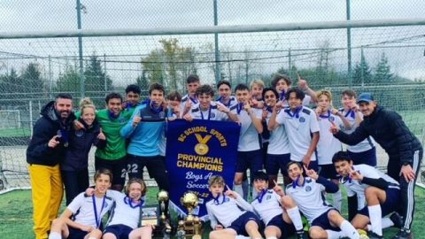 Saanich’s St. Andrew’s Sabres crowned B.C. ‘A’ soccer champions