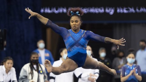Watch: UCLA's Jordan Chiles scores perfect 10 with floor routine set to Lizzo, Cardi B