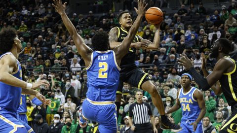 No. 12 UCLA's shooting goes cold in loss to Oregon